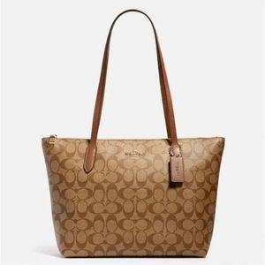 Authentic EUC Like New Coach Zip Tote Bag